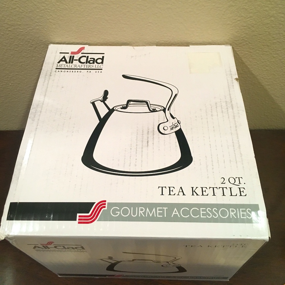 All-Clad Stainless Steel Kettle New in Box 2-Quart